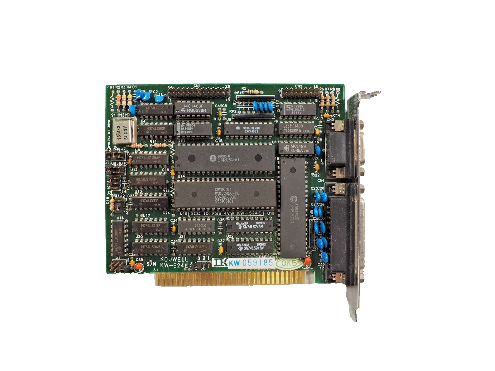 Kouwell KW-524E ISA Serial Parallel Multi I/O Controller Card