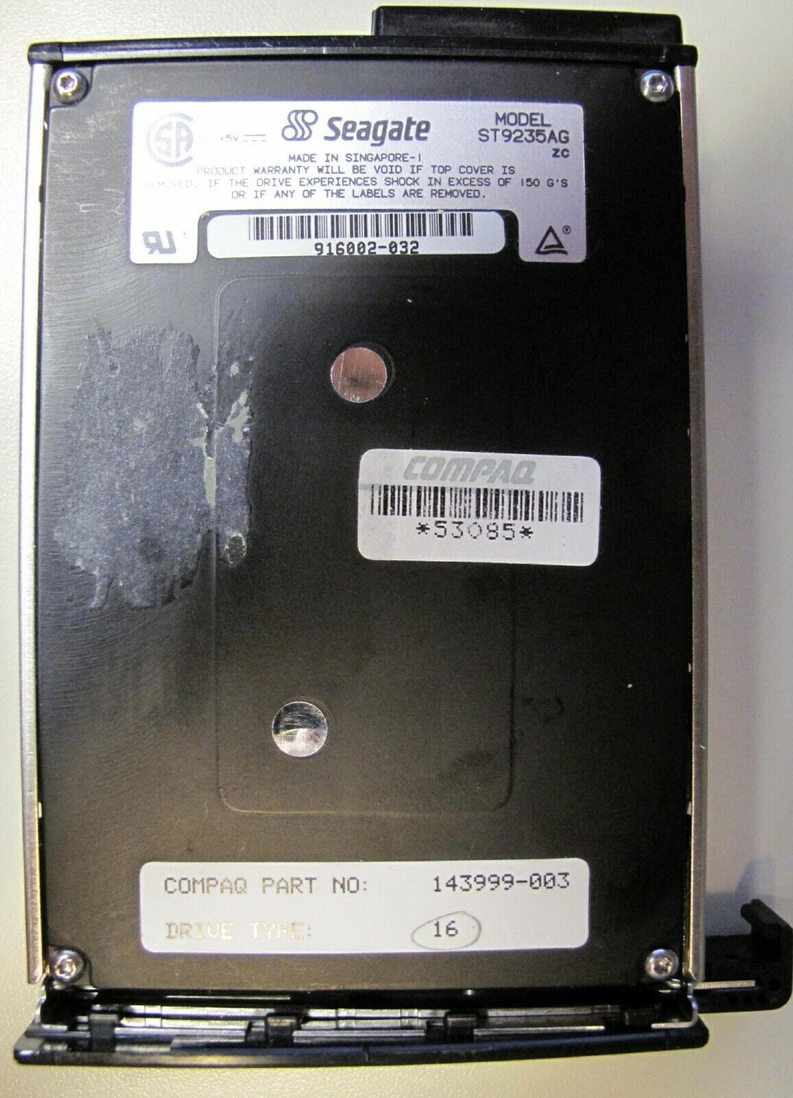 143999-003 COMPAQ / HEWLETT PACKARD / HP 209MB IDE 2.5 17MM