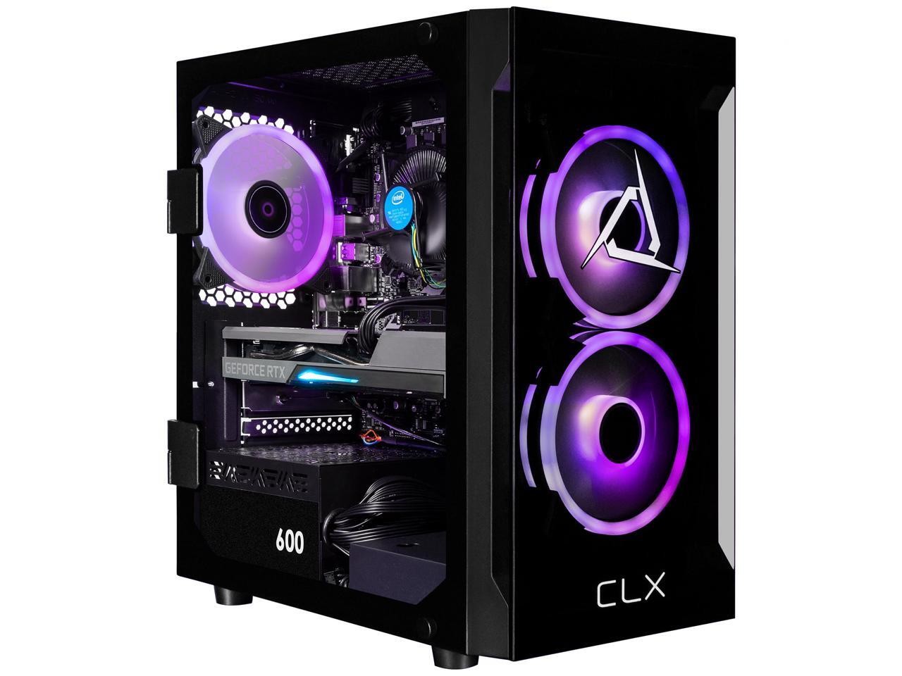 CLX SET Gaming Desktop - Intel Core i5 14400F 2.5GHz 10-Core Processor, 32GB DDR