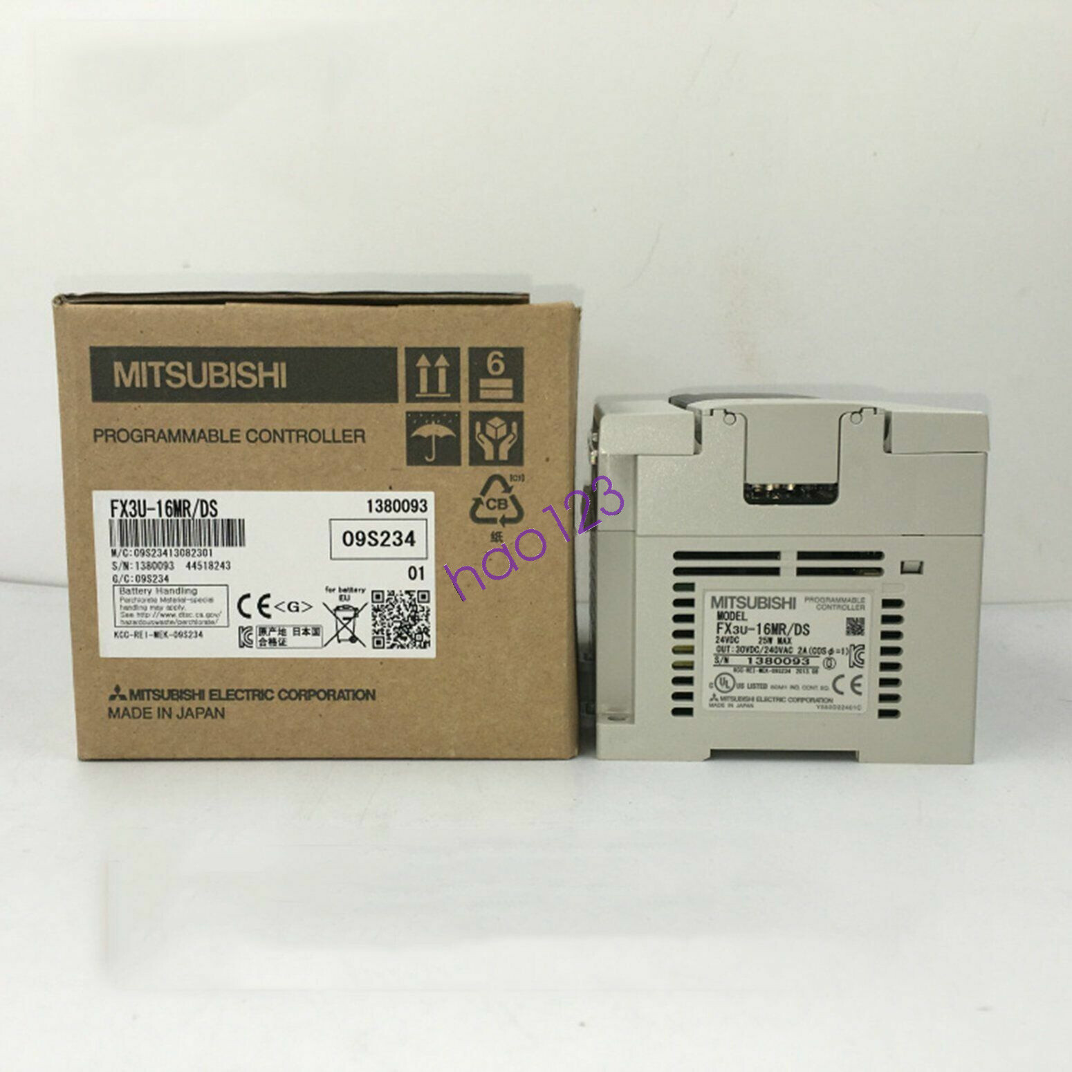 1PC New Mitsubishi Programmable Controller FX3U-16MR/DS Free DHL/FedEx