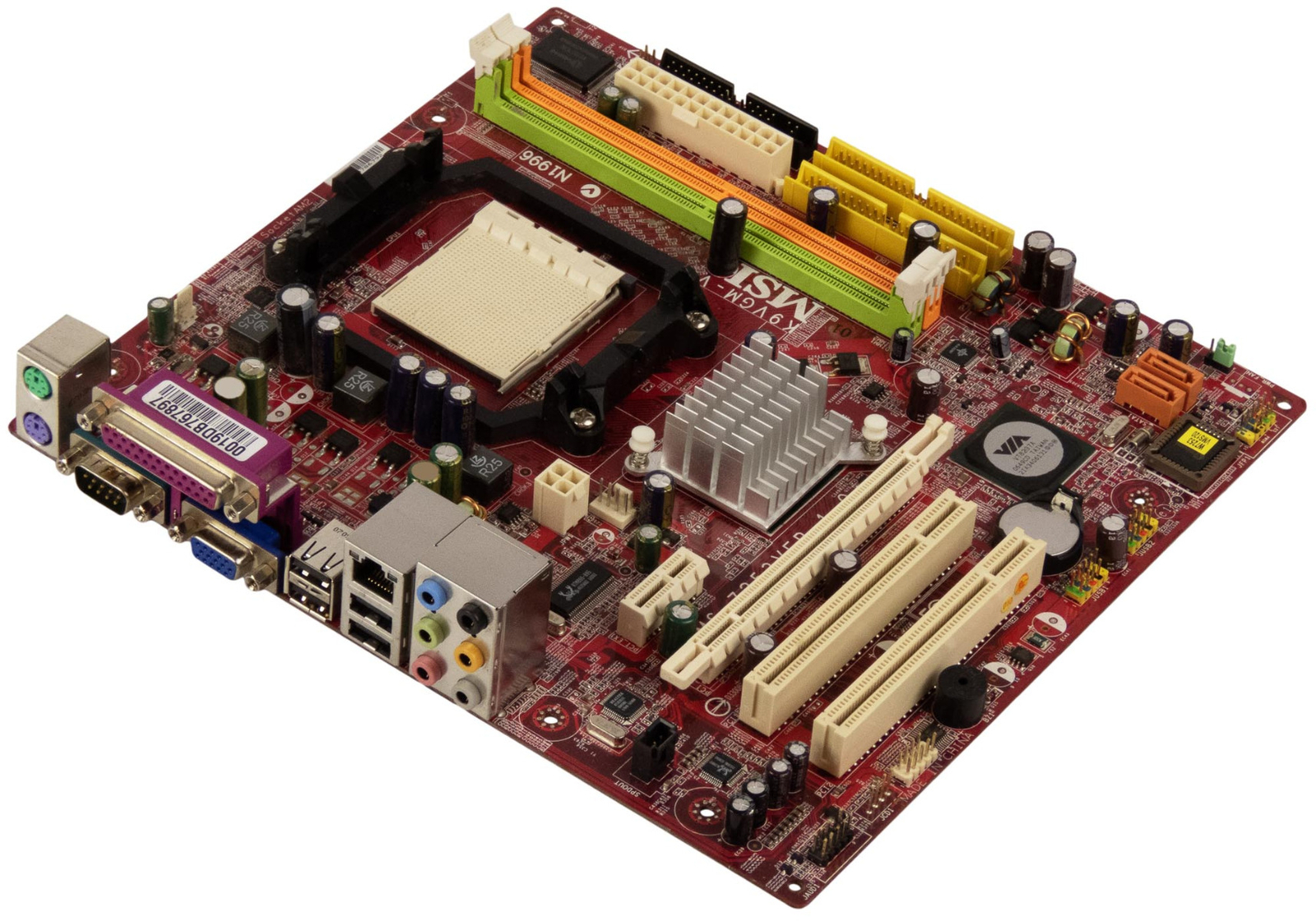 MOTHERBOARDS MSI MS-7253 VER: 1.0 K9VGM-V s.AM2 DDR2 mATX PCIe PCI