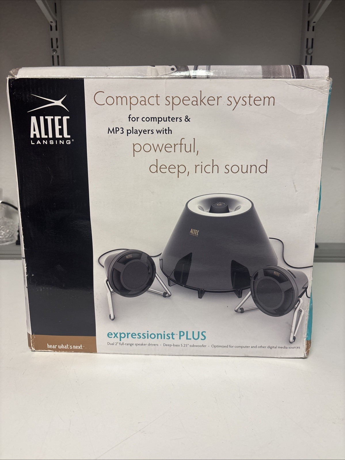 Altec Lansing FX3021 Expressionist Plus Computer Speaker Black Brand NEW