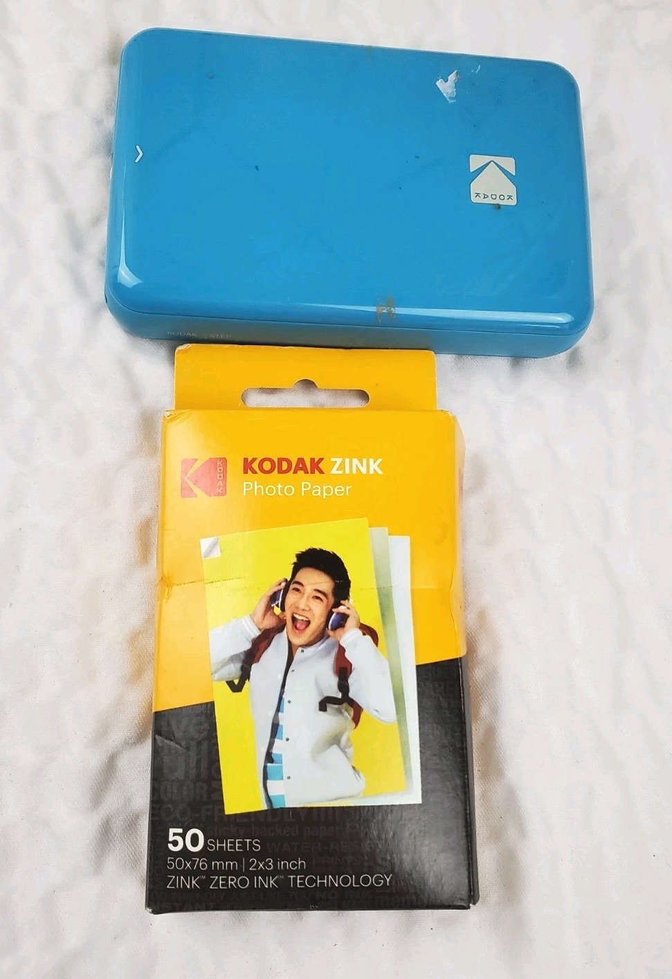 Kodak Step ZINK Portable Bluetooth Color Photo Printer 2x3 With 50 Sheets  