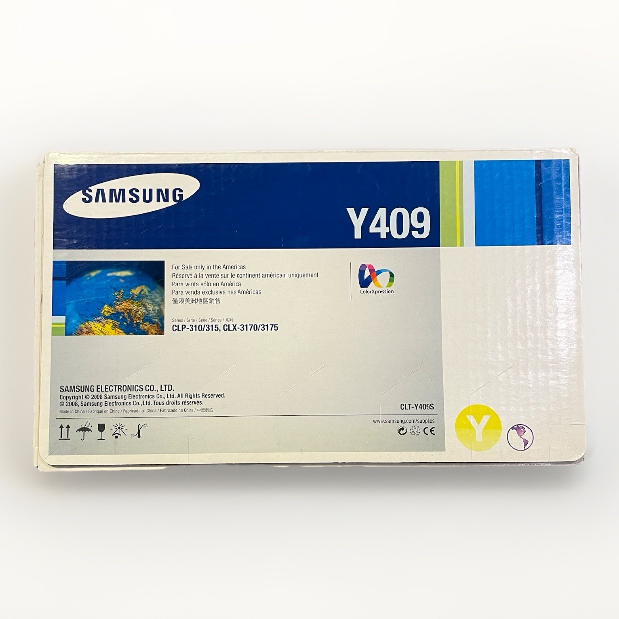 Samsung CLT-Y409S Laser Toner OEM Cartridge New in Box