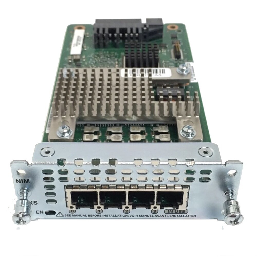 Cisco NIM-4FXS 4-Port FXS/DID Module, 1 Year Warranty