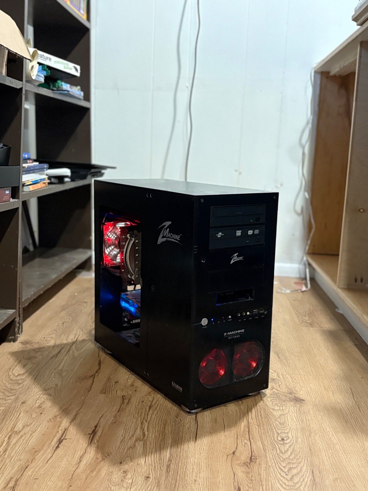 Rare Zalman Z-Machine Aluminum Gaming PC - RX 570 Nitro+, Noctua Cooler, Corsair