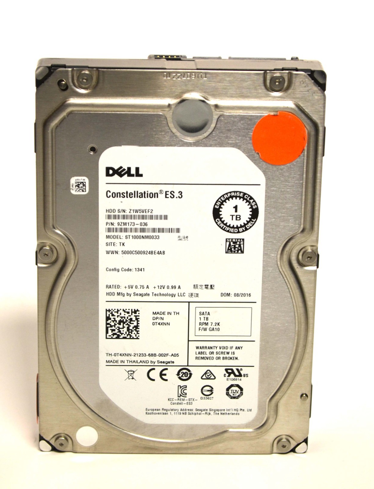 Dell Seagate Constellation ES.3 1TB 3.5 SATA HDD ST1000NM0033 (TESTED)