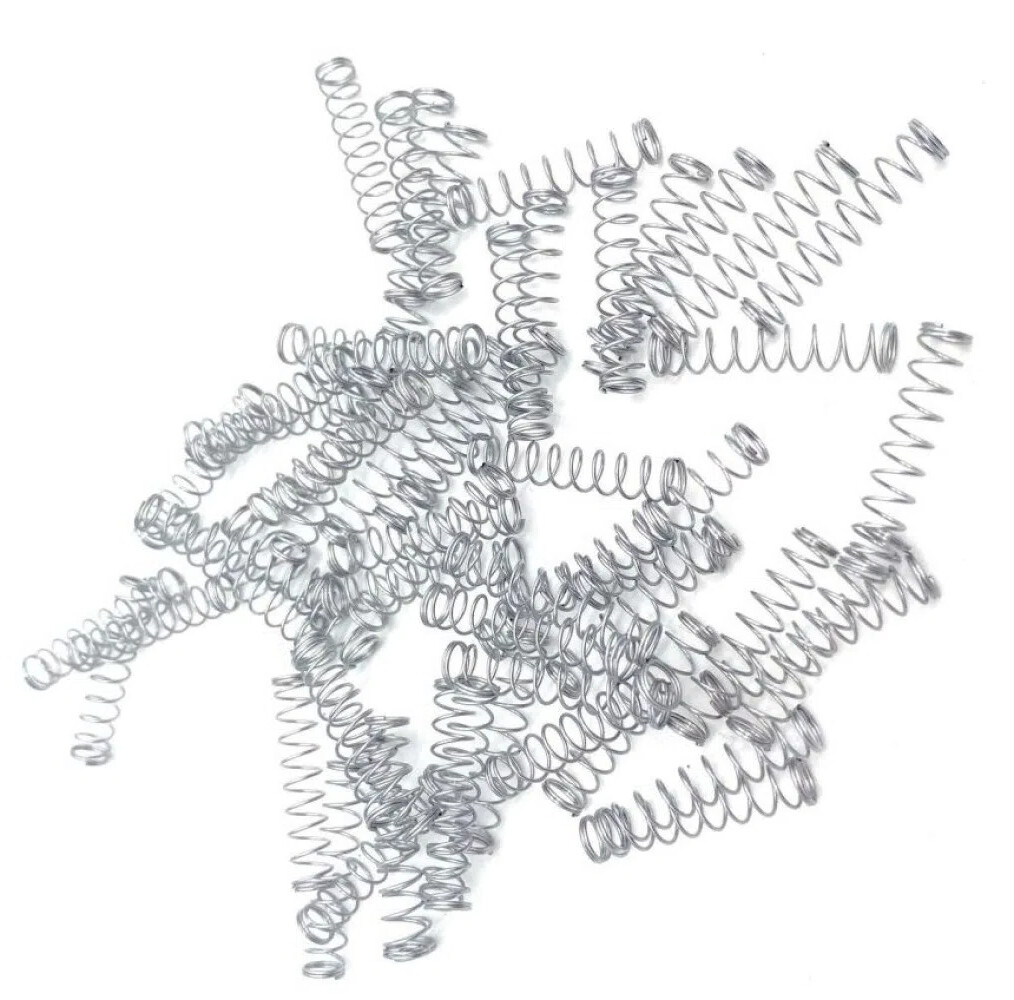 1set/100pcs 22*4.5mm Spring For Pen Refill Fits For Made By Spring Steel