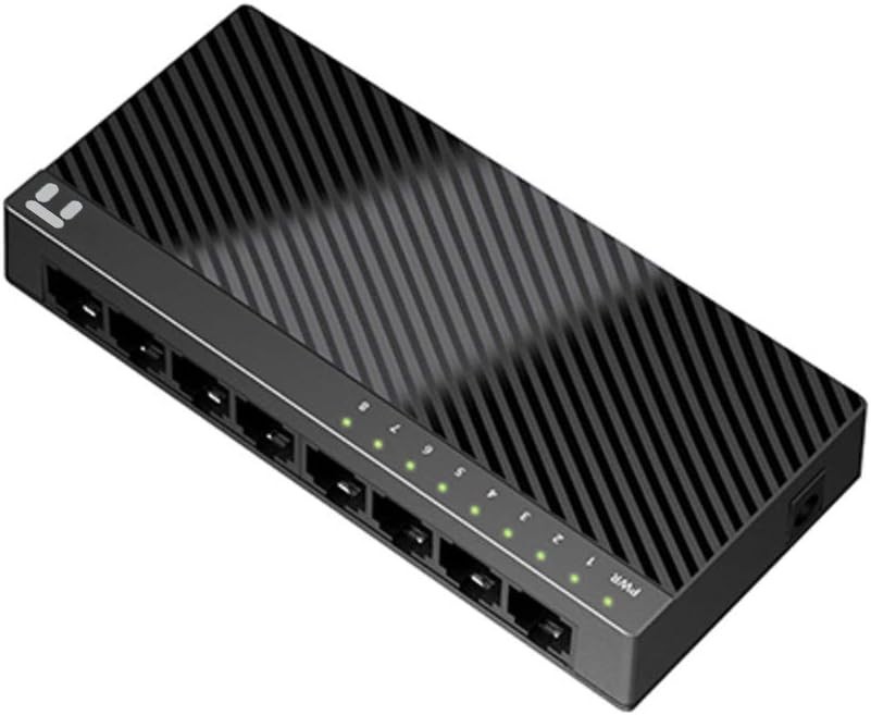 Netis ST3108C 8 Port 10/100Mbps Fast Ethernet Switch | Desktop Ethernet Splitter