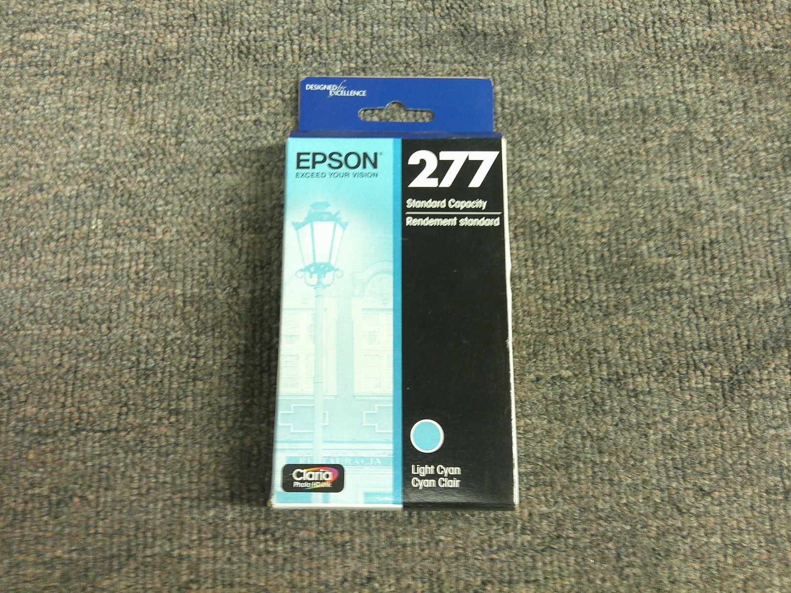 T277520 New Genuine Epson 277 Light Cyan Ink Cartridge 12/2026