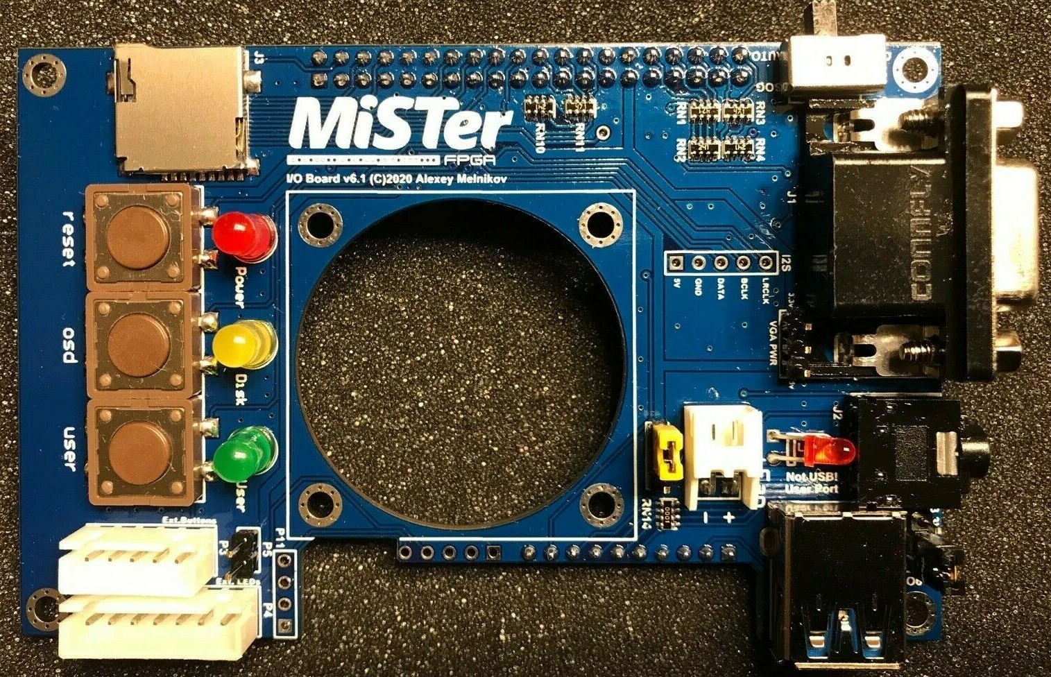 Mister FPGA IO Board v6.1 XL Newest Revision For SNAC Genesis/SMS/FREE SNAC 