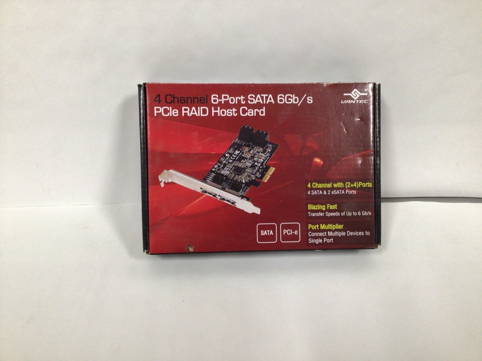 Vantec VGT-ST644R 4 Channel 6-Port SATA 6Gb/s PCIe RAID Host Card