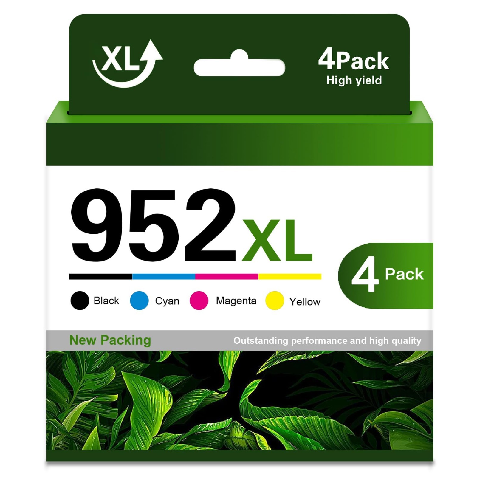 952XL Ink Cartridges 4 Pack for HP OfficeJet Pro 8710 8720 7740