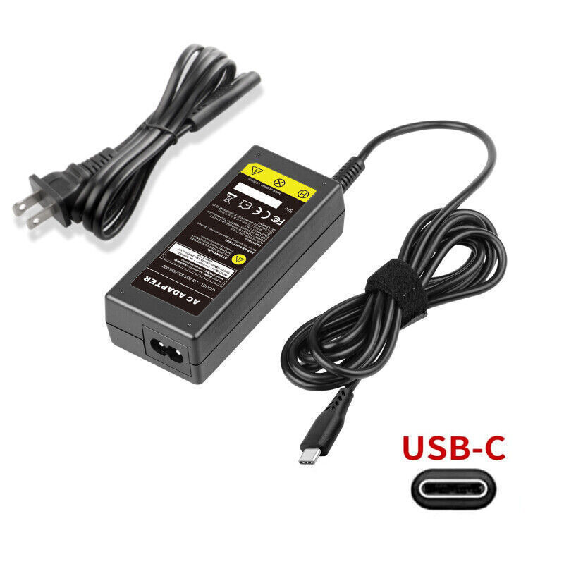 65W 45W USB-C+A Laptop Computer Charger AC Adapter Power Supply For Lenovo IBM