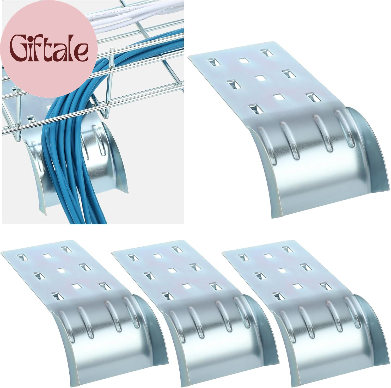 4Pcs 90 Mm Wide Wire Mesh Cable Tray Waterfall Guider