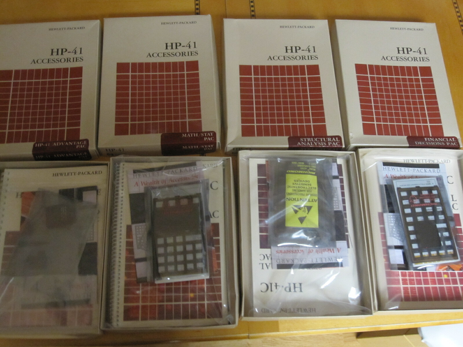 Lot of Four (4)  HP-41 Accessories Module  PAC