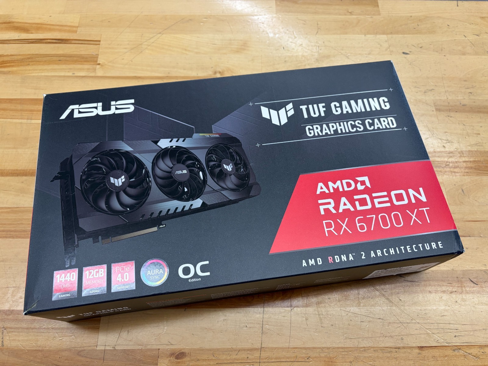 ASUS TUF GAMING RX 6700 XT OC 12GB Graphics Card