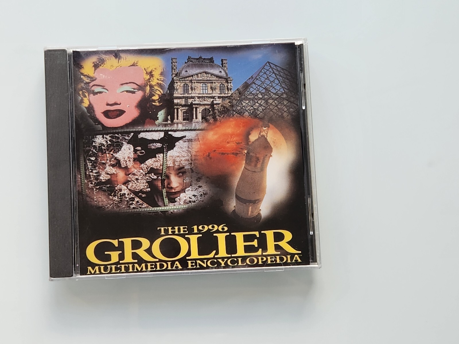 1996 Grolier Multimedia Encyclopedia CD ROM For DOS and Windows