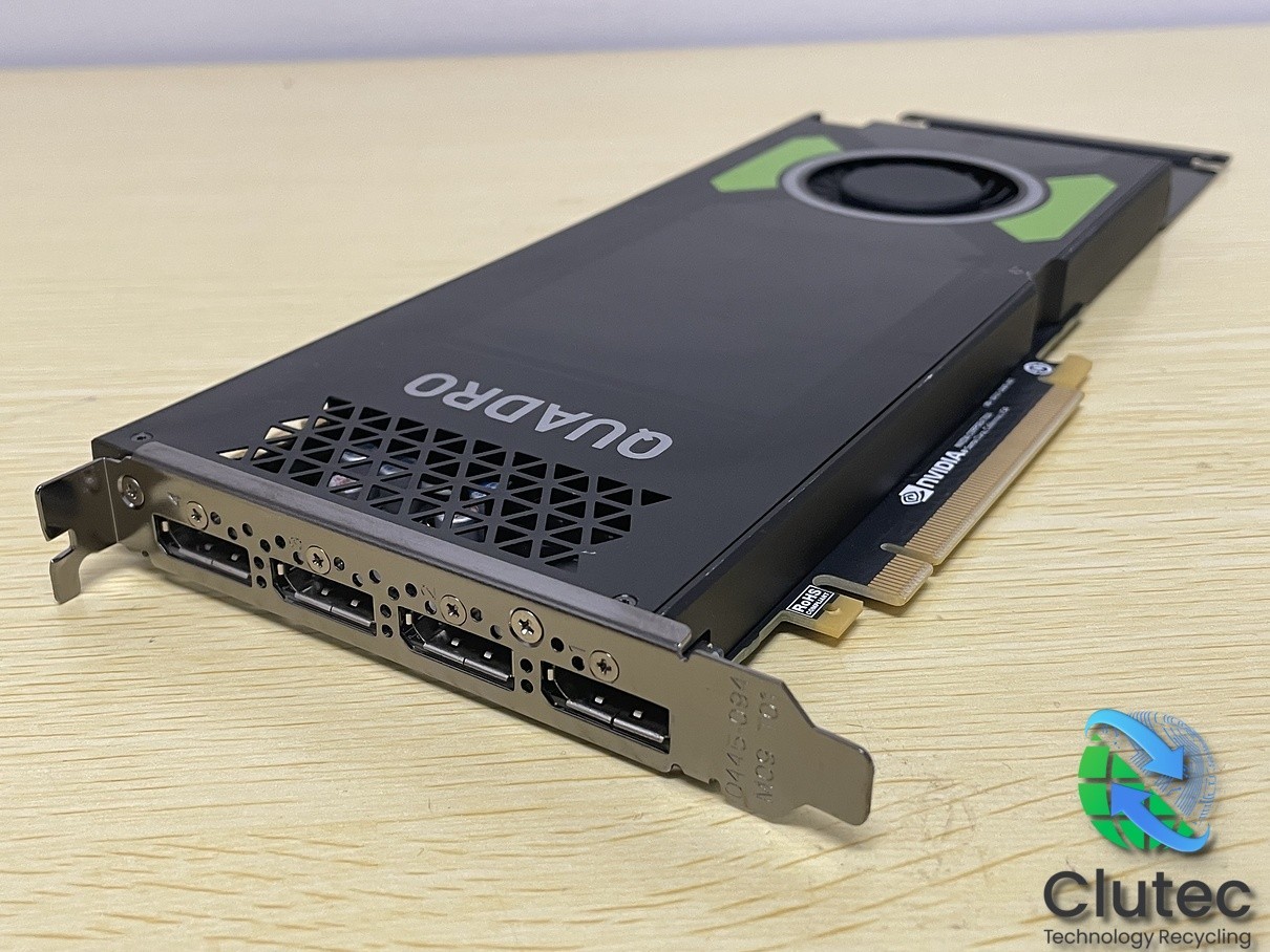 DELL NVIDIA Quadro P4000 PCI-E Quad DisplayPort Video Graphic Card TWPW0 