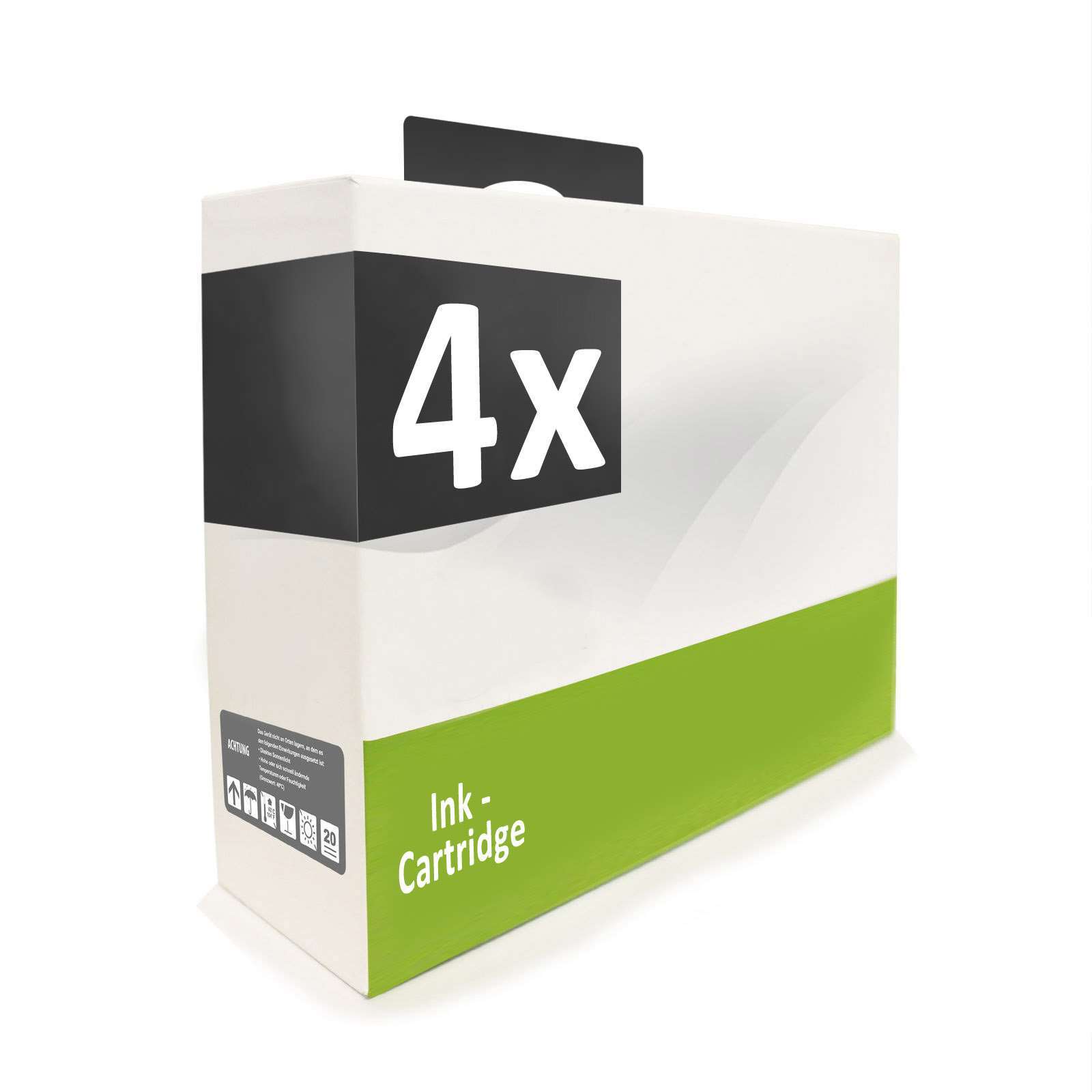 4x MWT Ink Cartridge T7551 BLACK Compatible for Epson WF-8010 WF-8510