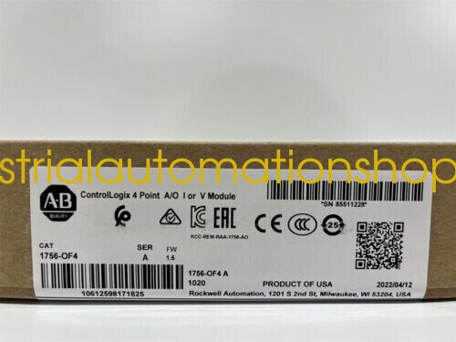 1PC NEW 1756-OF4 ControlLogix 4 Pt A/O I or V Module Via DHL or FedEX