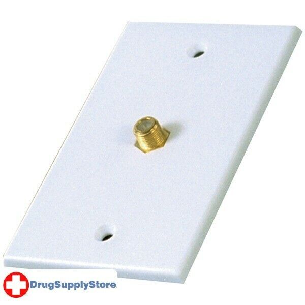 PE Single Coaxial In-Line Wall Plate