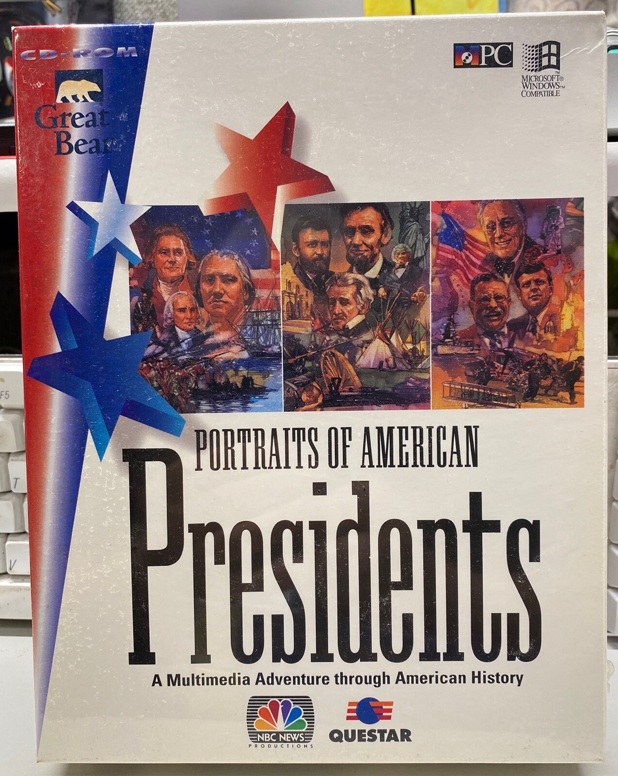 Vintage PC Software: NIB 1994 - Portraits of American Presidents