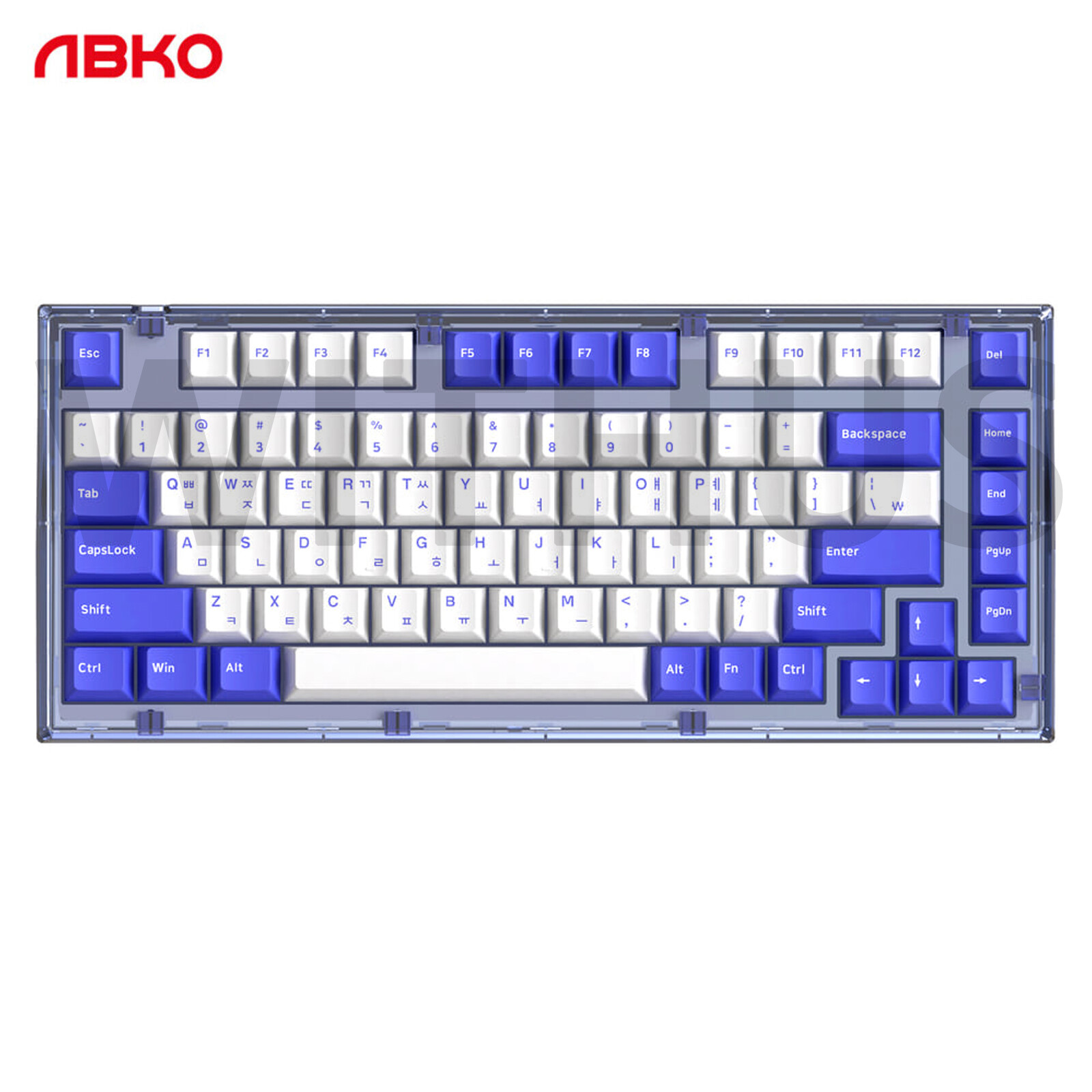 ABKO AG75 Gasket Mount RGB HOTSWAP Mechanical Keyboard English/Korean - 3color_