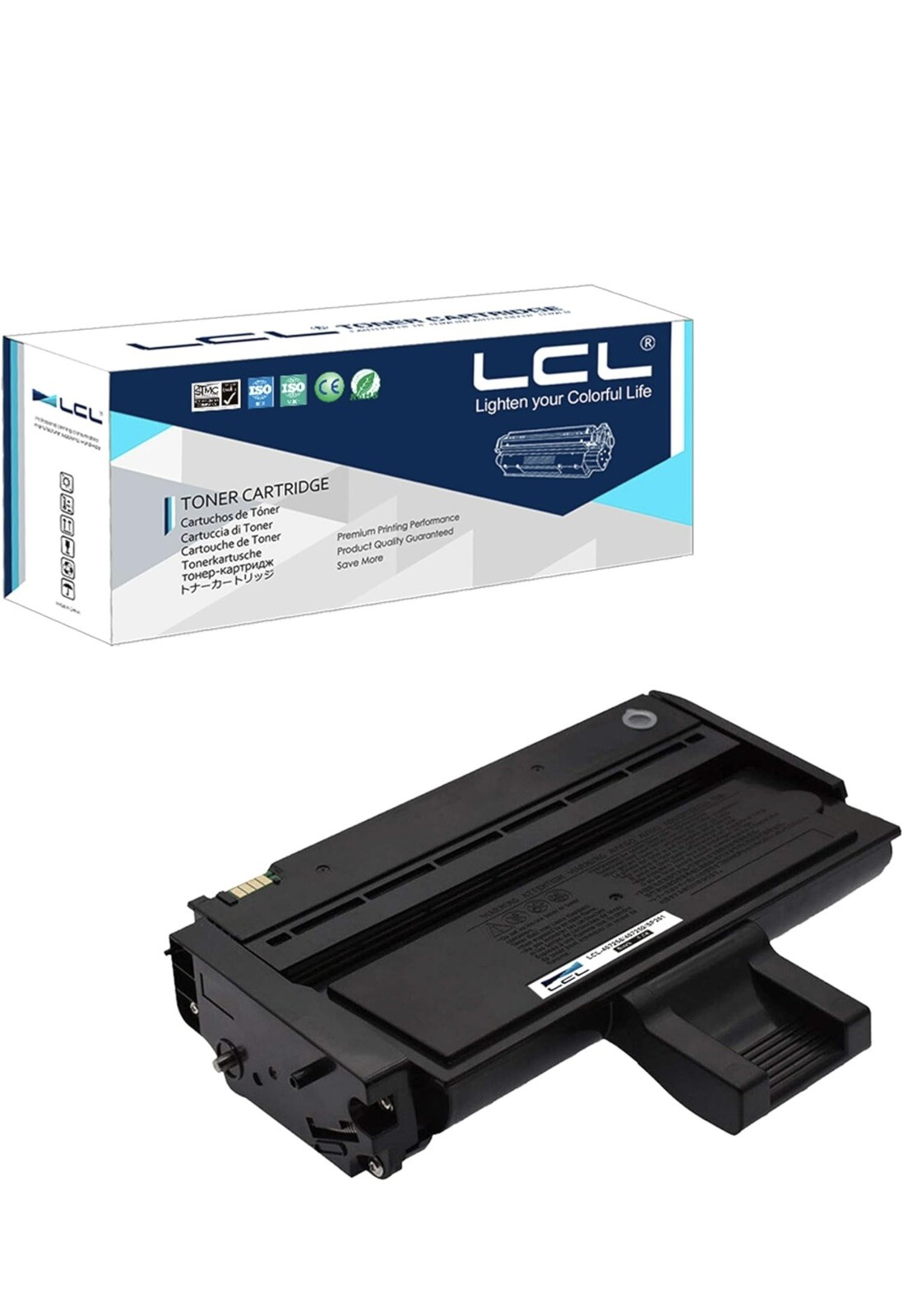 LCL Black Toner Cartridge 407258 SP-213 Compatible CTG 407258