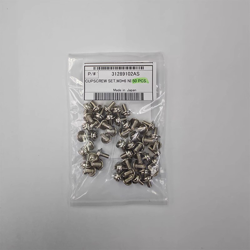 50pc/bag Roland Printer Original Parts CUPSCREW SET,M3*6 NI - 31289102AS