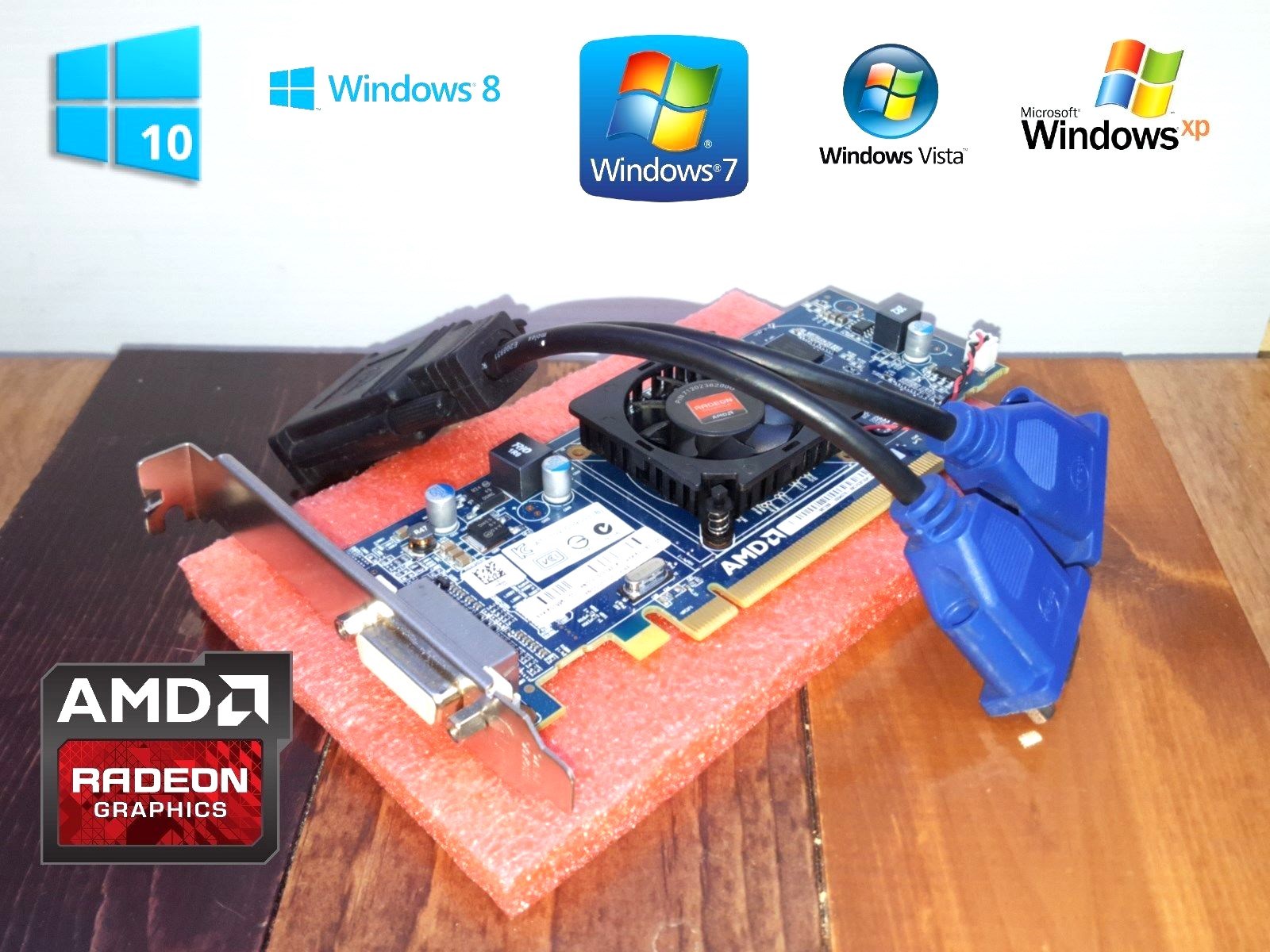 HP Pavilion p7-1587c p7-1597c AMD Dual Monitor VGA Video Graphics Card