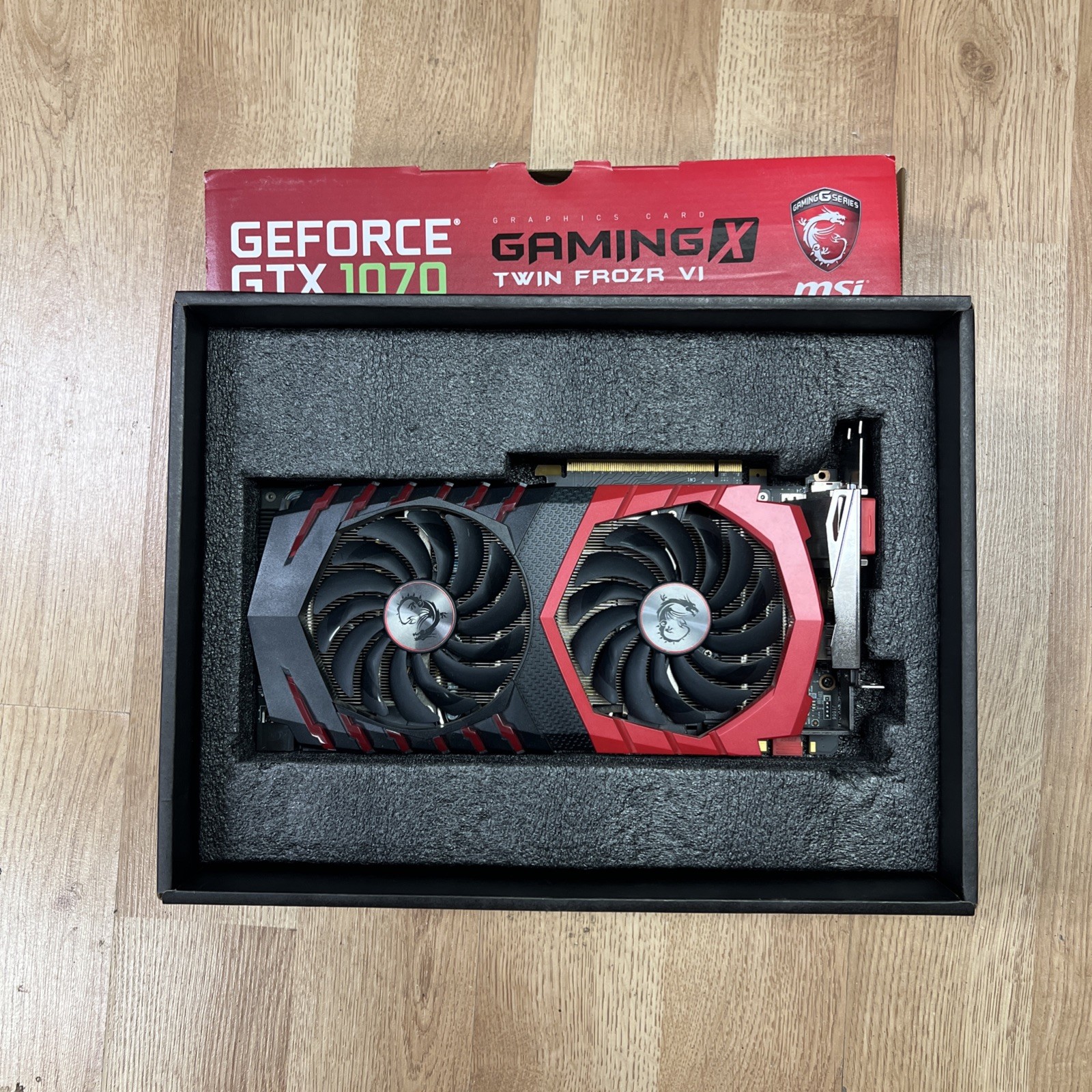 FOR PARTS MSI GeForce GTX 1070 Gaming X 8GB Graphics Card UNTESTED