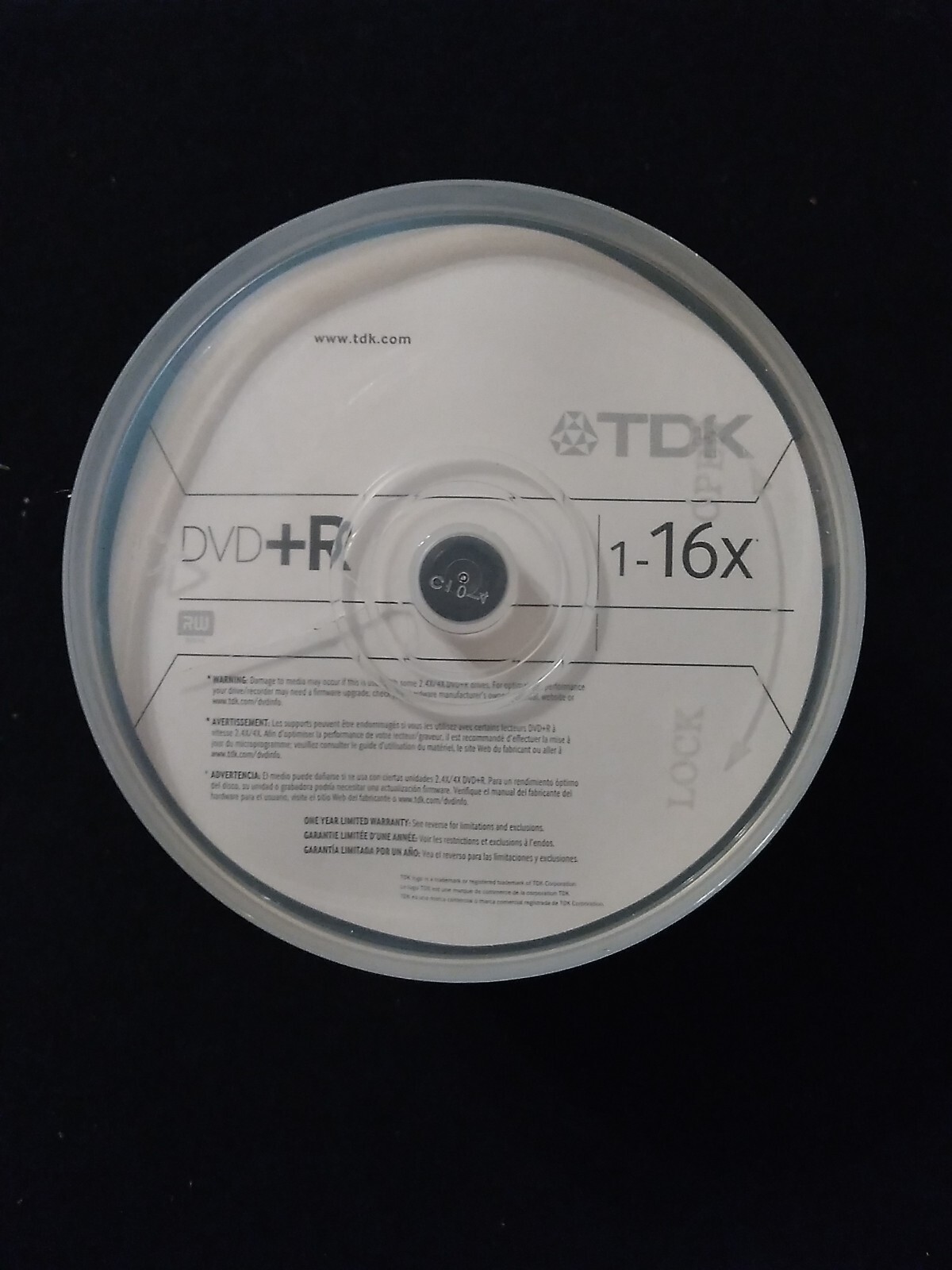 TDK DVD+R 50 pack 16x 4.7gb Spindle Model DVD+R47FCB50 Brand New & SEALED