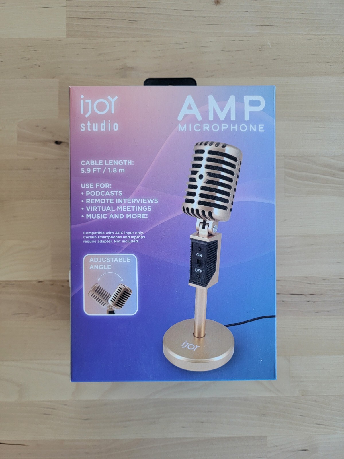 IJoy Studio AMP Microphone For Podcasts, Interviews And More