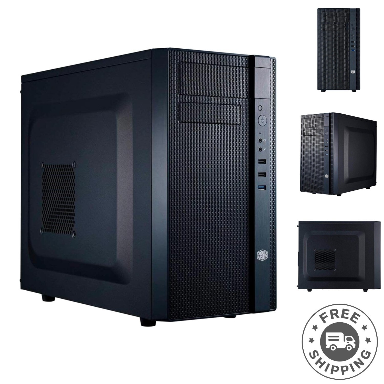 N200 - Mini Tower Computer Case with Fully Meshed Front Panel and mATX/Mini-I...