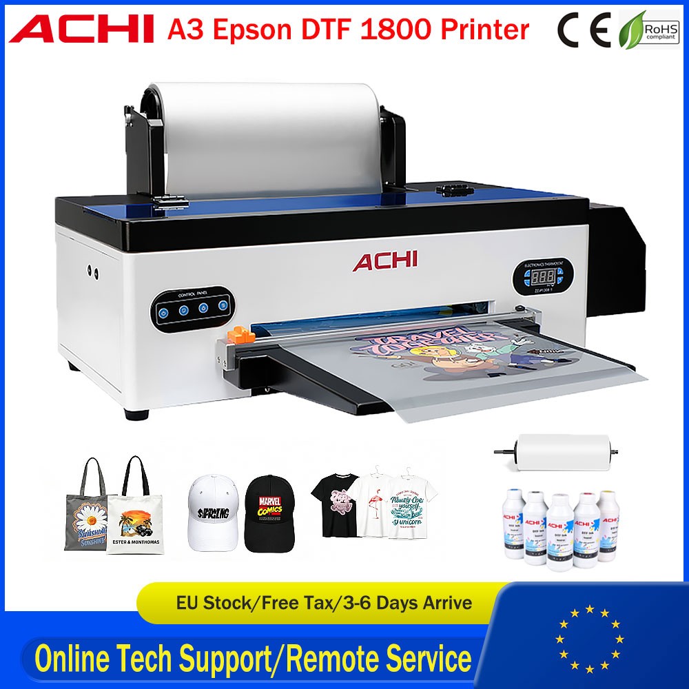 A3 DTF L1800 Head Home Desktop Printer Direct to Transfer Film T-shirt Printing
