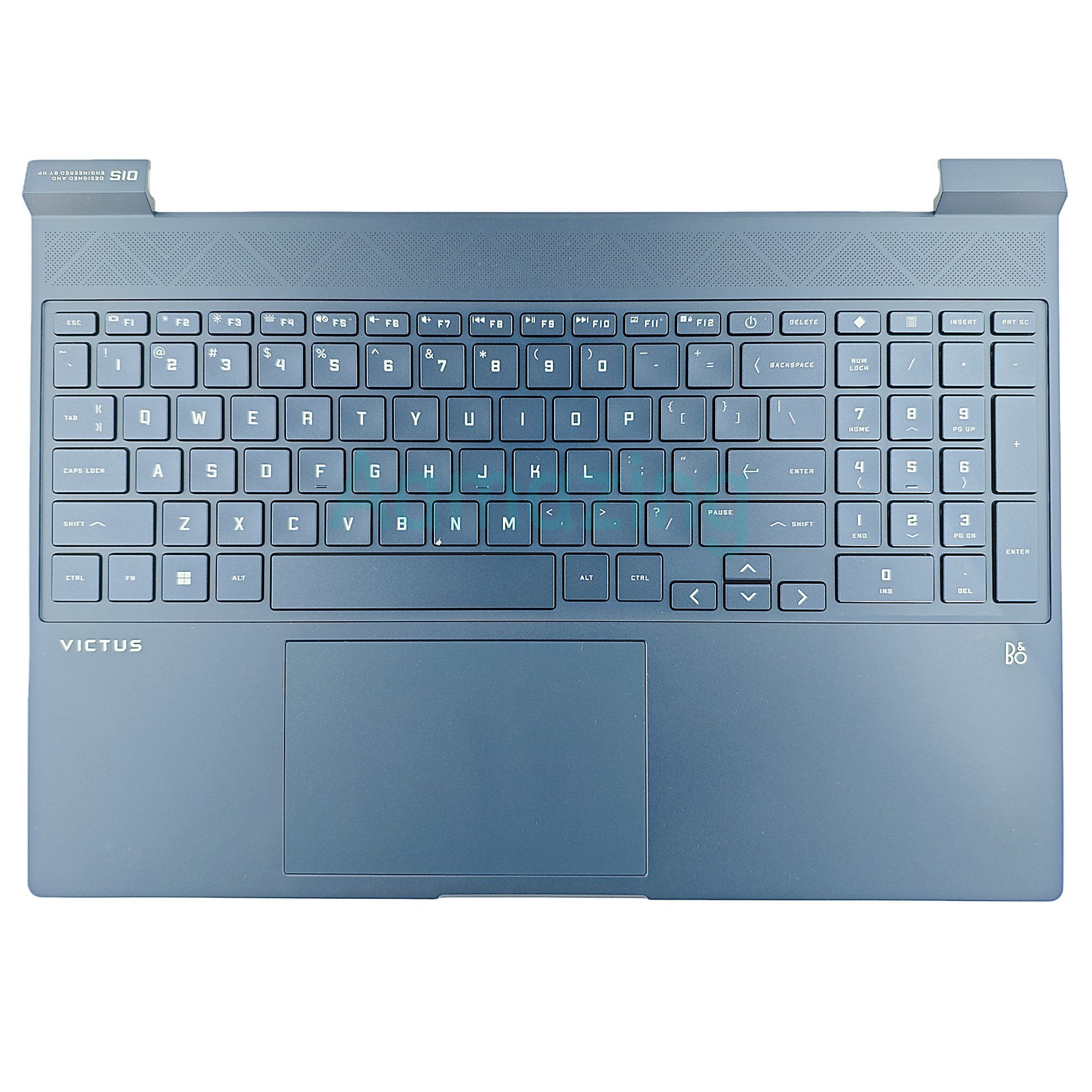 For HP Victus 15-FA 15-FB Palmrest Backlit Keybaord Touchpad Blue N13299-001
