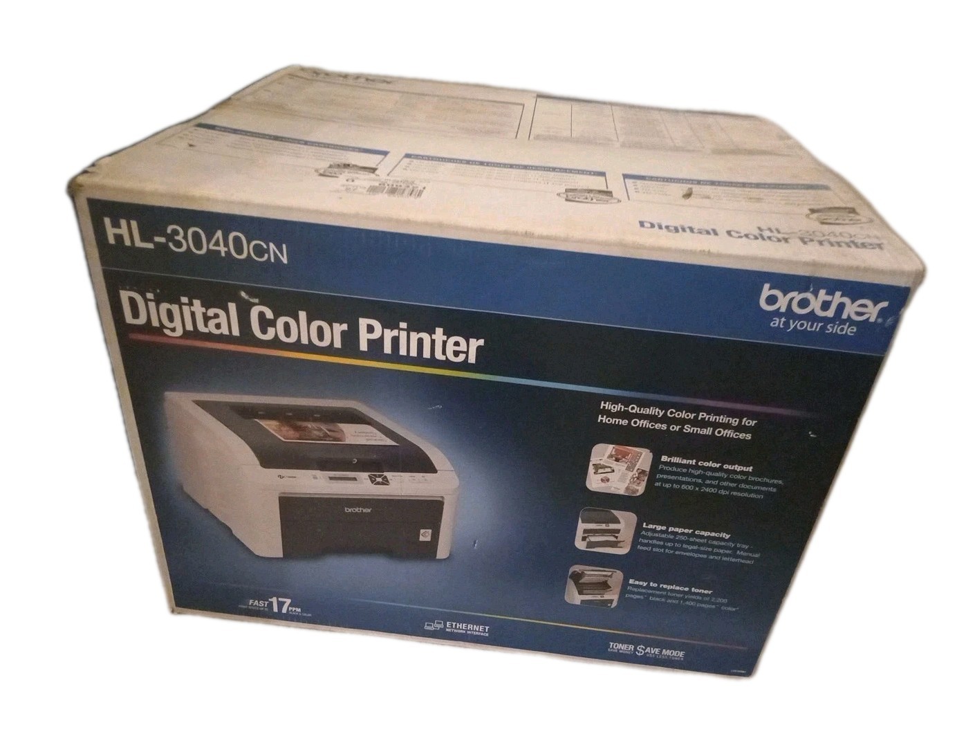 Brother HL-3040CN Digital Color Printer NOS Sealed Please Read