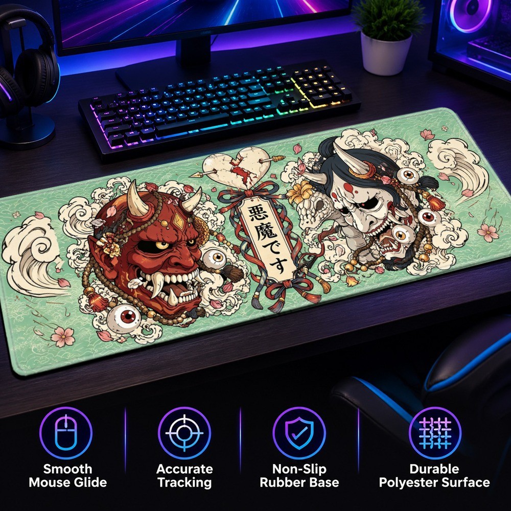 [ Class] 2D Flat Super Big Large Gaming Mouse Pad, Desktop Decoration Desk Pad