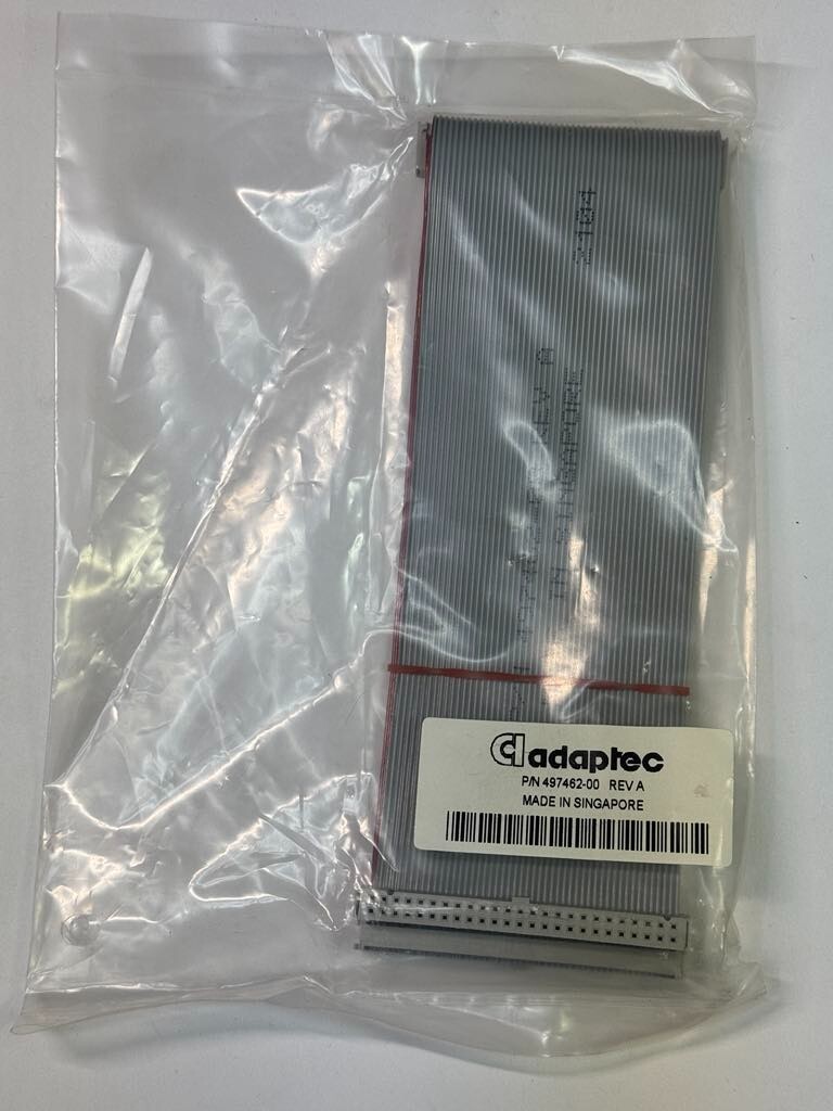Adaptec 497462-00 SCSI-3 50-Pin HD50 Female Ribbon Cable 2-Device 28"