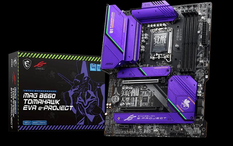 MSI MAG B660 TOMAHAWK EVA e-PROJECT Motherboard