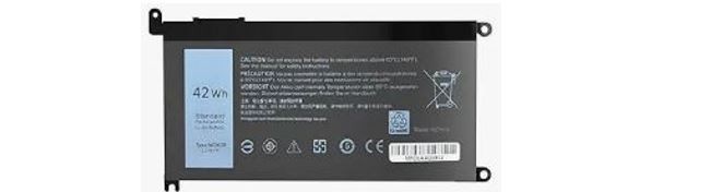42Wh 11.4V Li-Ion Laptop Battery WDXOR for Dell Inspiron