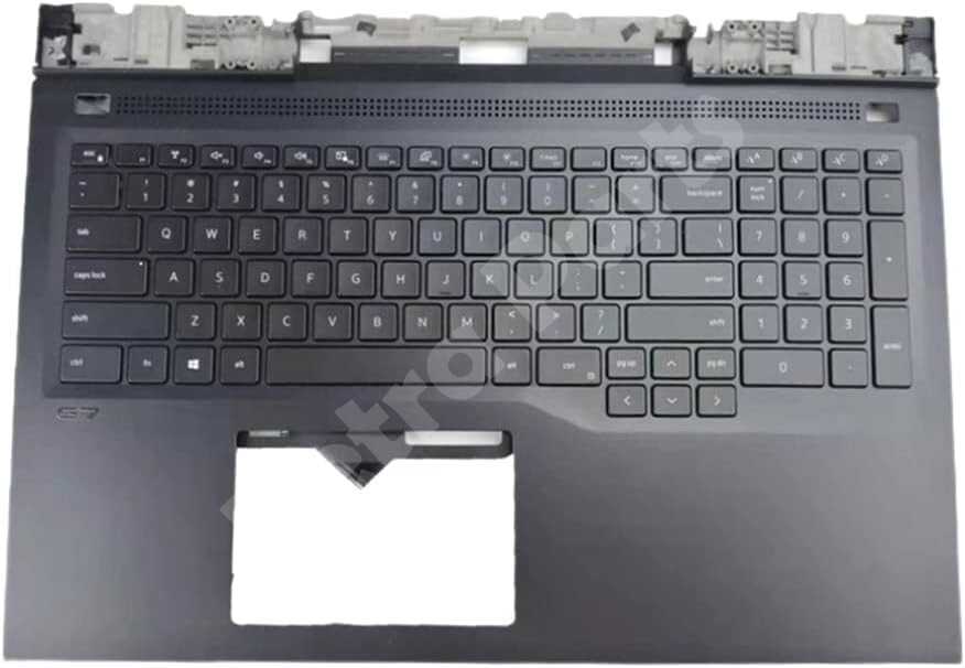Palmrest for DELL G7 17 7700 0RC7PR RC7PR English US Keyboard Black Laptop