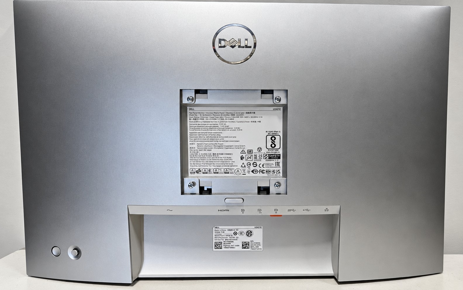 Dell UltraSharp U2421E 24" IPS Monitor 1920x1200 HDMI DP USB-C - No Stand