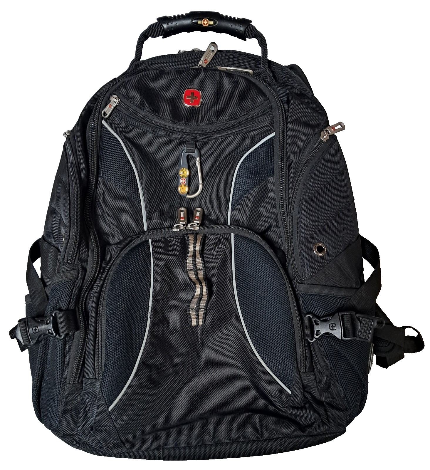 Swiss Gear Wenger Laptop Backpack Computer Book Bag Black Victorinox Fanny Pack