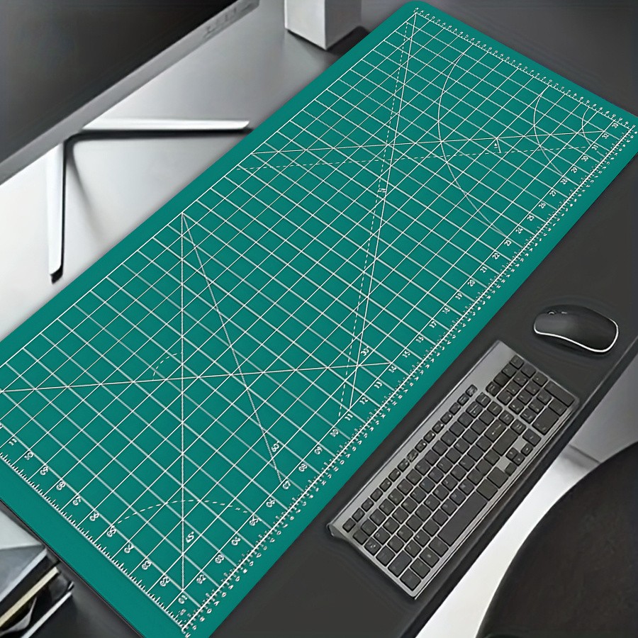 1pc Oversized Gaming Mouse Pad Compatible for Computer, Desk with Edge Design,