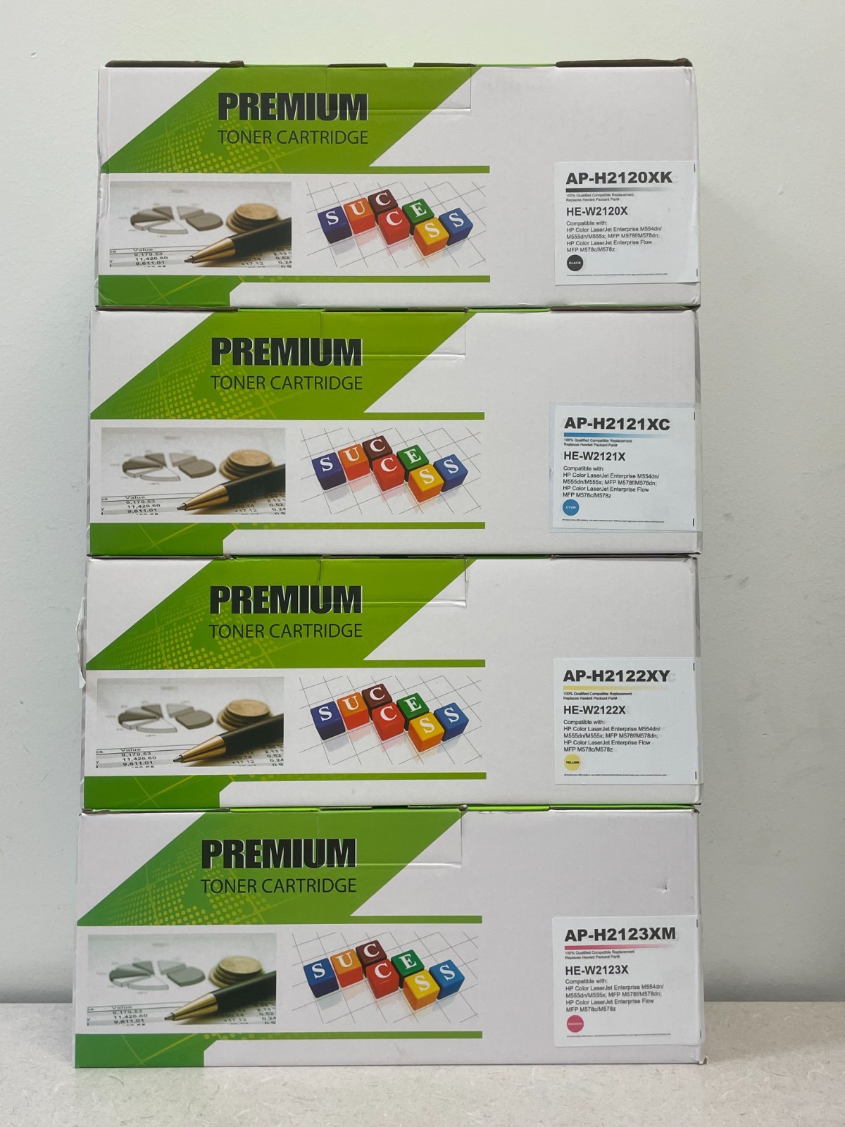 *NEW* Set Of 4 HP 212A Full Set Of Colors NEW FACTORY SEALED Premium Unopened