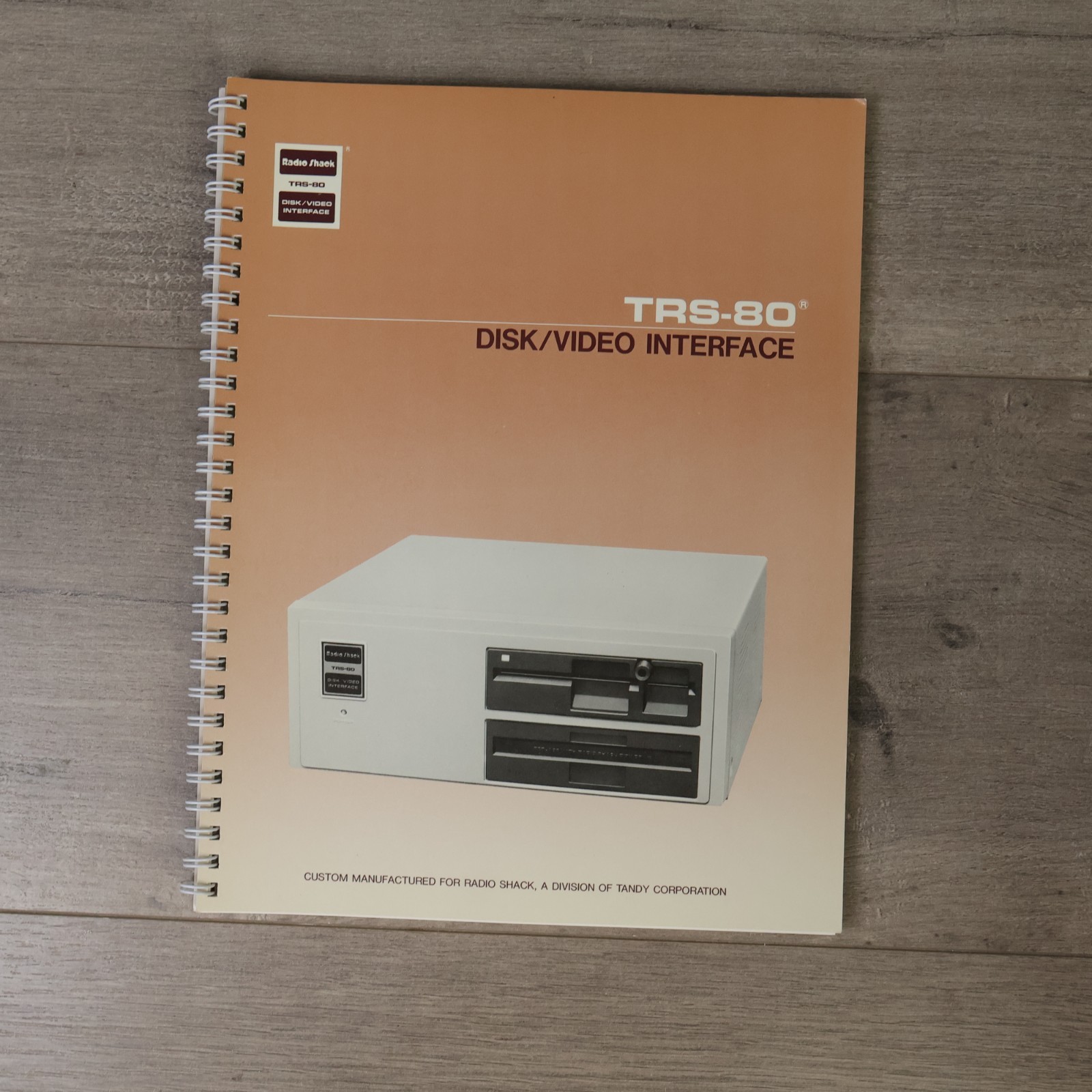 TRS-80 Disk/Video Interface Manual 26-3806 Radio Shack Tandy Model 100 102 200