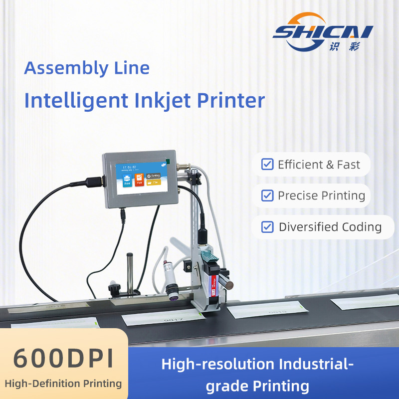 12.7mm Auto TIJ Printer for Cable Tie Date QR