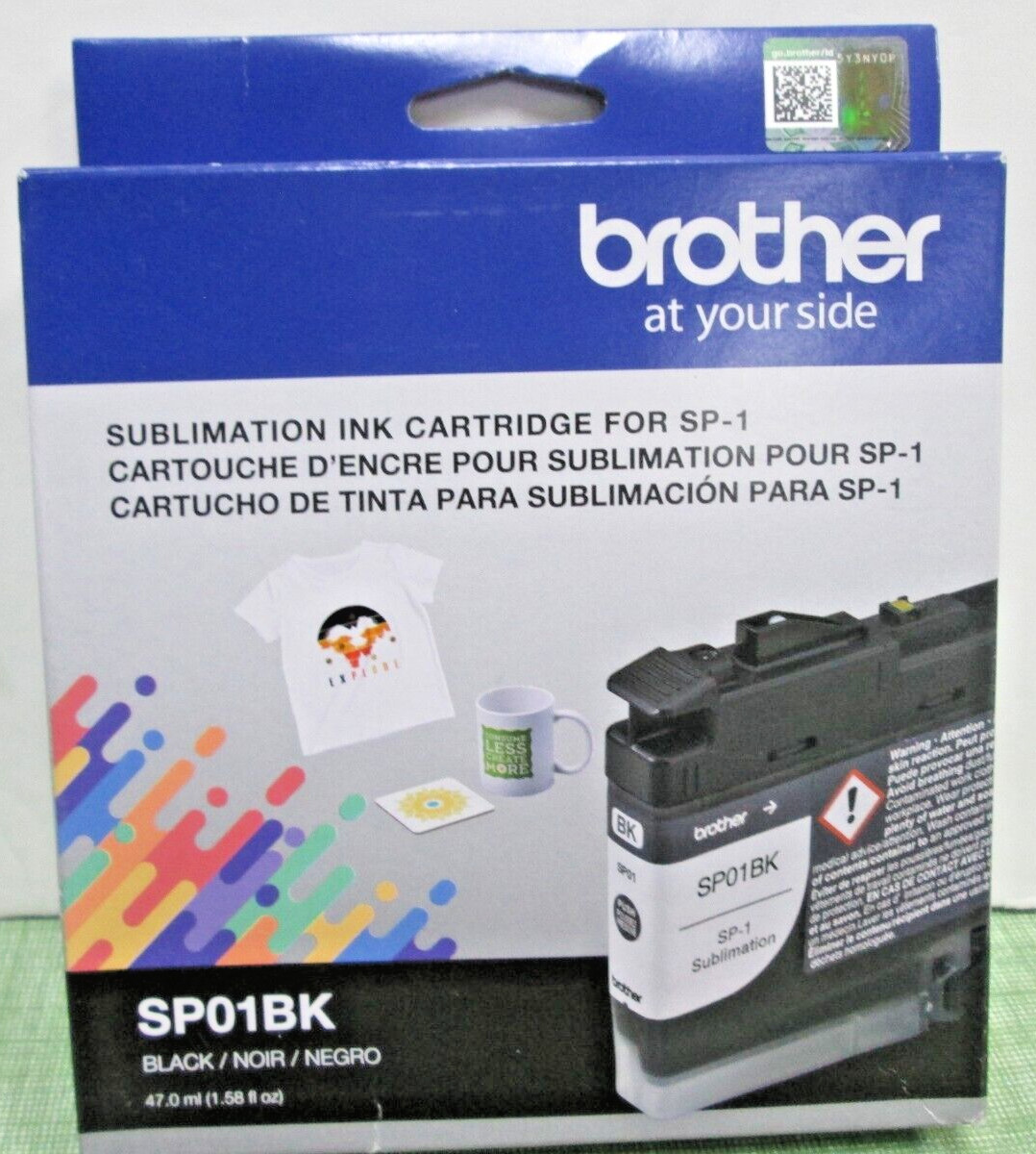 Genuine Brother  SP01BKS Standard Capacity Ink Cartridge  Black fresh 07/2025+